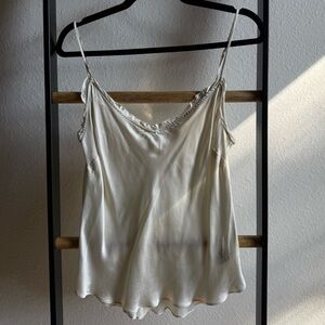 Wilfred Cream Satin Camisole Tank